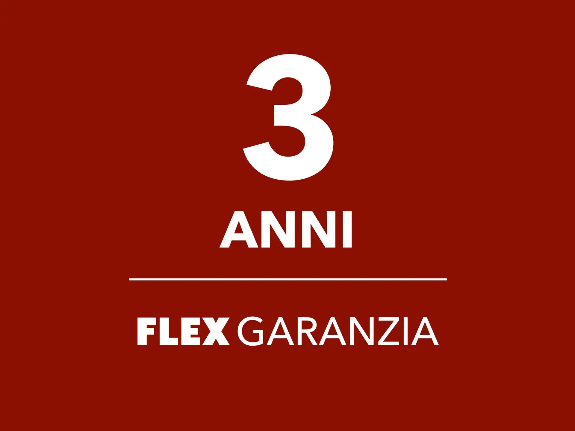 3 anni garanzia FLEX