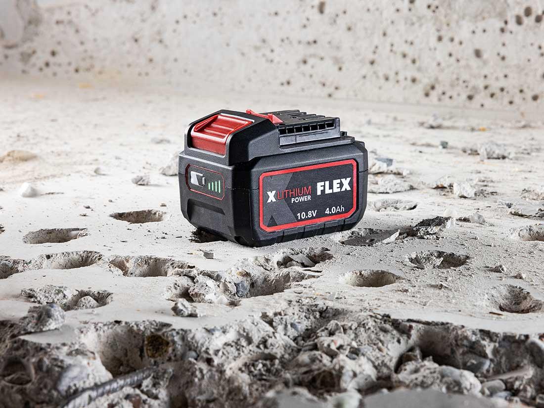 FLEX 10.8 V 4.0 Ah battery for complete 10.8V battery system