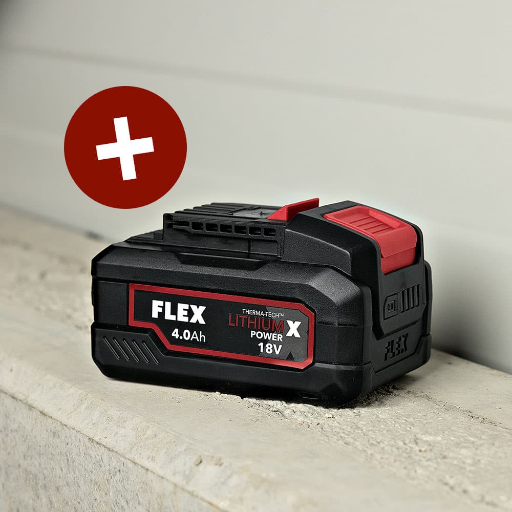 Obtenir gratuitement un pack de batteries 18 volts de FLEX