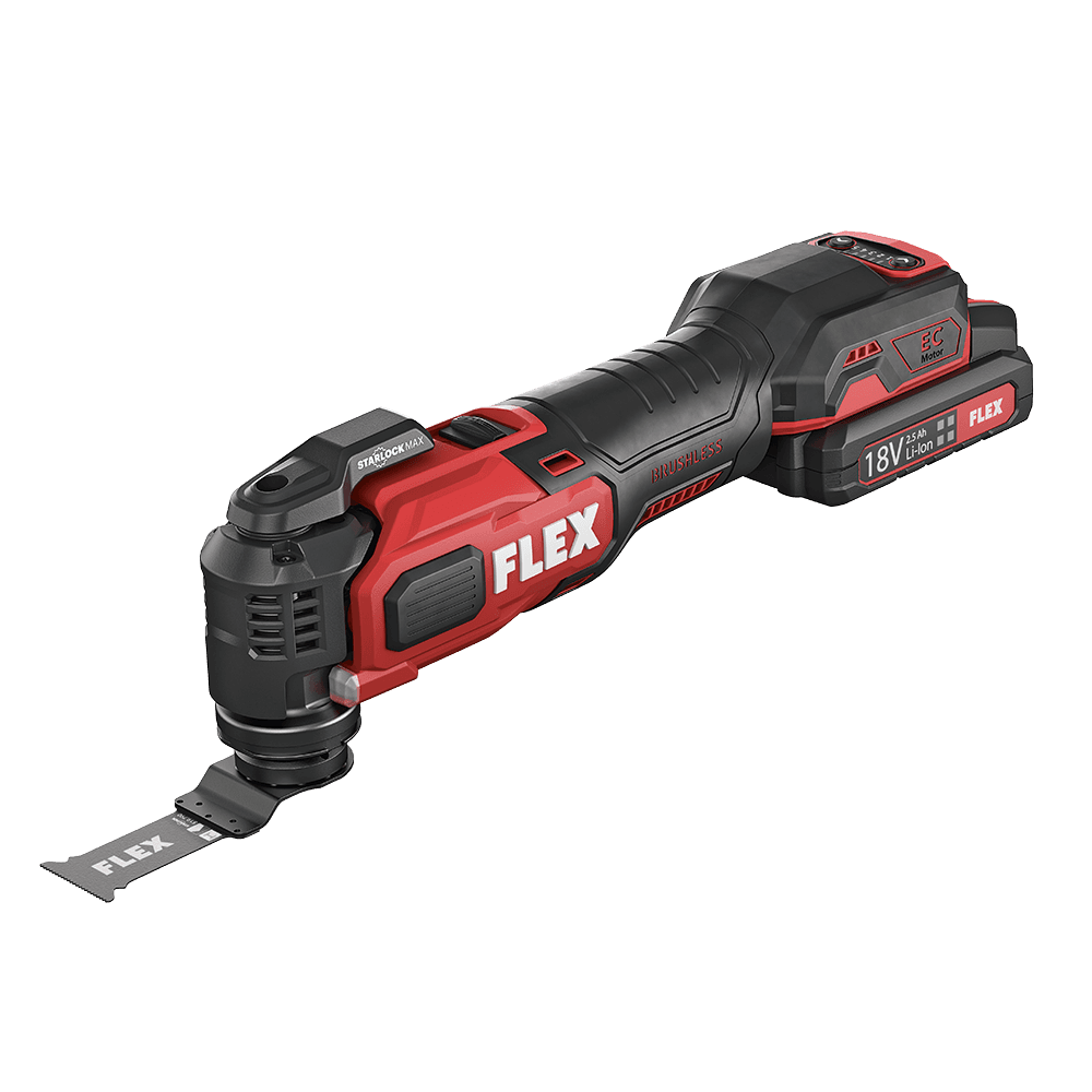 Multitool sans fil oscillant MT 18.0-EC avec logement StarlockMAX ; batterie 2,5 AH Li-Ion