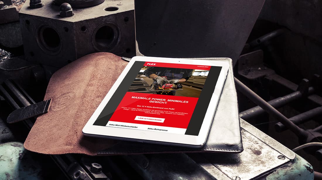 FLEX Newsletter für Handwerker