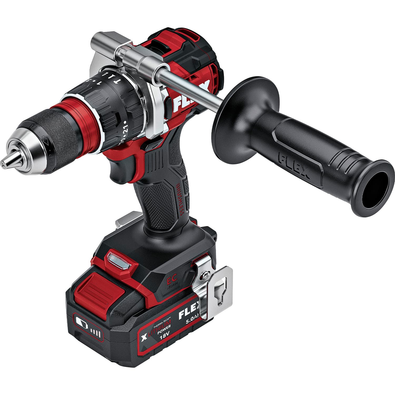 Thumbnail FLEX Neue Bohrschrauber PD 2G 18-EC MD DC C mit Handgriff