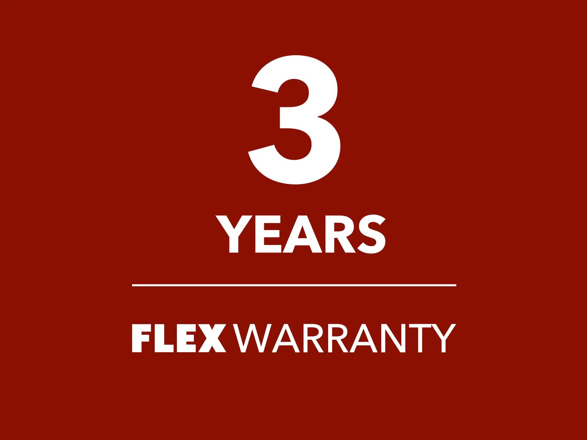 3-letá záruka-FLEX