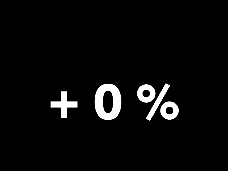 Animierte Zahlgrafik mit +41 % für schnelleres Laden des FLEX Tabless Akkus